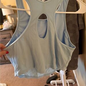 All in Motion Sky Blue Racerback Top